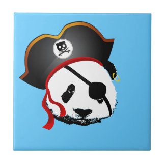 Pirat panda kakelplatta