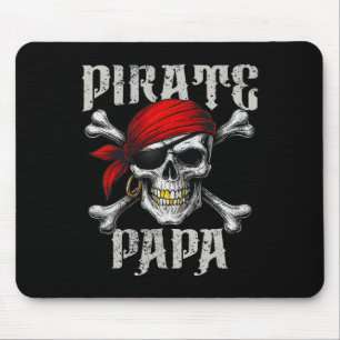 Pirat Pappa, Jolly Roger Flagga och Skull, korsben Musmatta