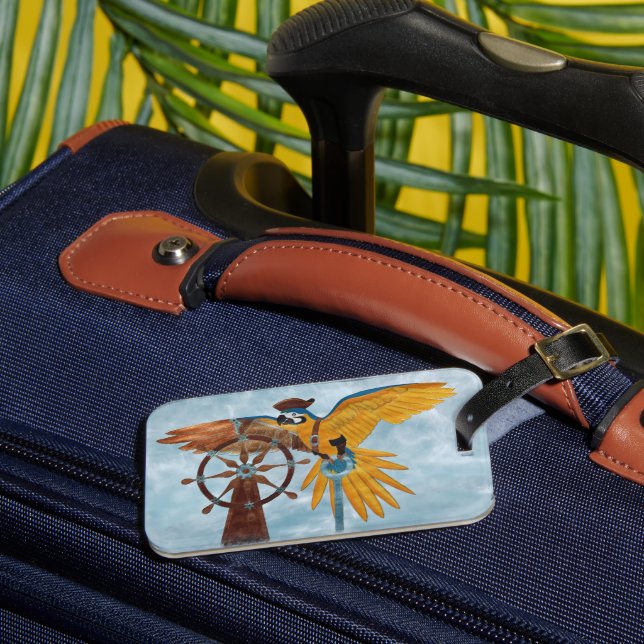 Pirat Parrot Bagagebricka (Framsida Insitu 3)