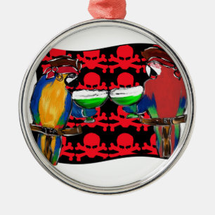 Pirat Parrots Julgransprydnad Metall