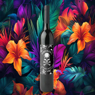 Pirat Party Frakt Vinflaska Etikett