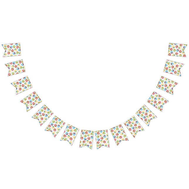 Pirat Party Kids Bunting Flaggor (Alla)