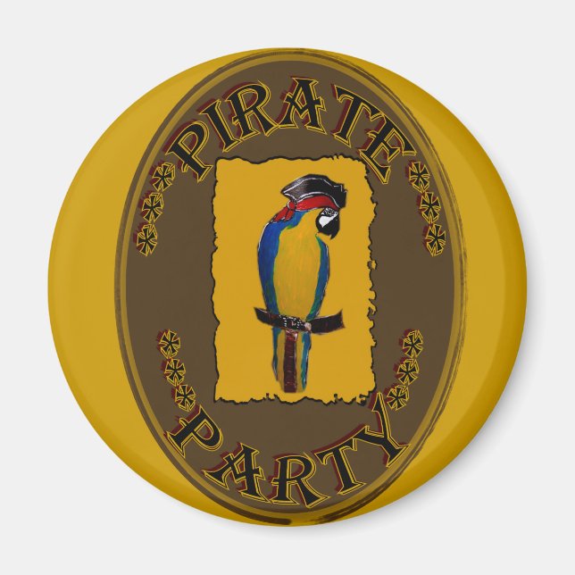 PIRAT PARTY MAGNET (Framsidan)