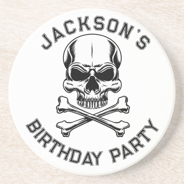 Pirat Party Skull Underlägg (Framsidan)