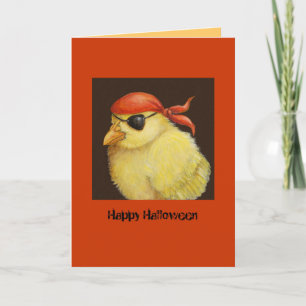 Pirat Peep Halloween-kort Kort