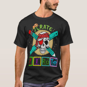 Pirat Periodiska Bord Inslag 3.14 matfysik T Shirt