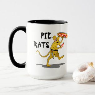 Pirat Pizza Paj Råtta Mugg