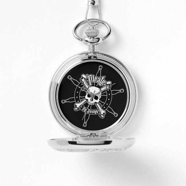 Pirat Pocket Watch Armbandsur (Framsida)