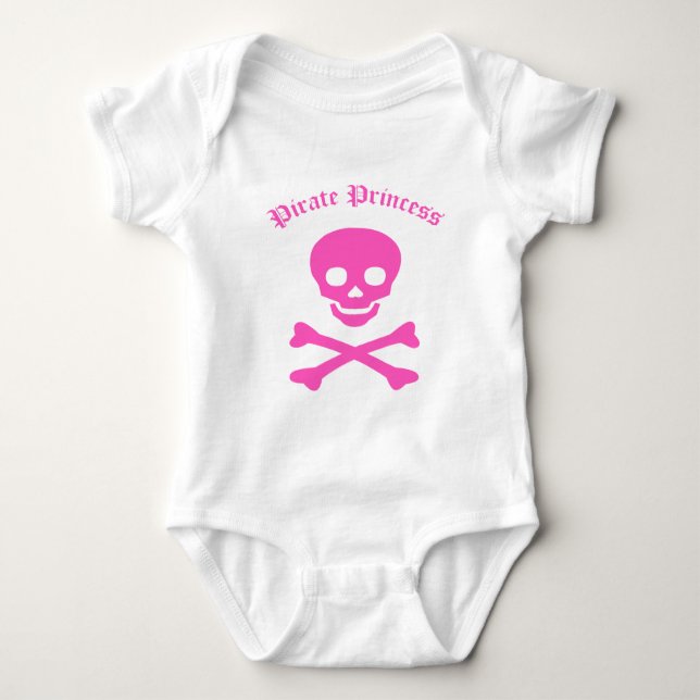 Pirat Princess Crossbone T Shirt (Framsida)
