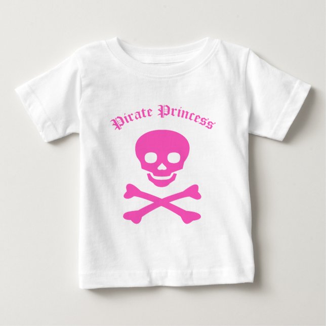 Pirat Princess Crossbone Tee Shirt (Framsida)