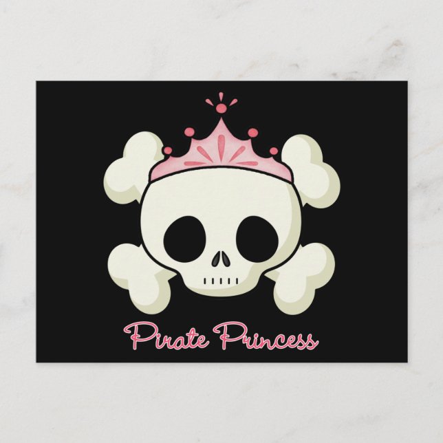 Pirat Princess Vykort (Framsida)