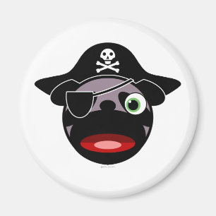 pirat puggmagnet magnet