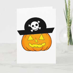 pirat pumpkin kort