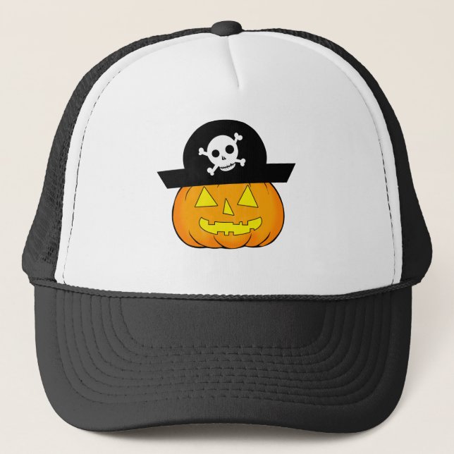 pirat pumpkin truckerkeps (Framsida)