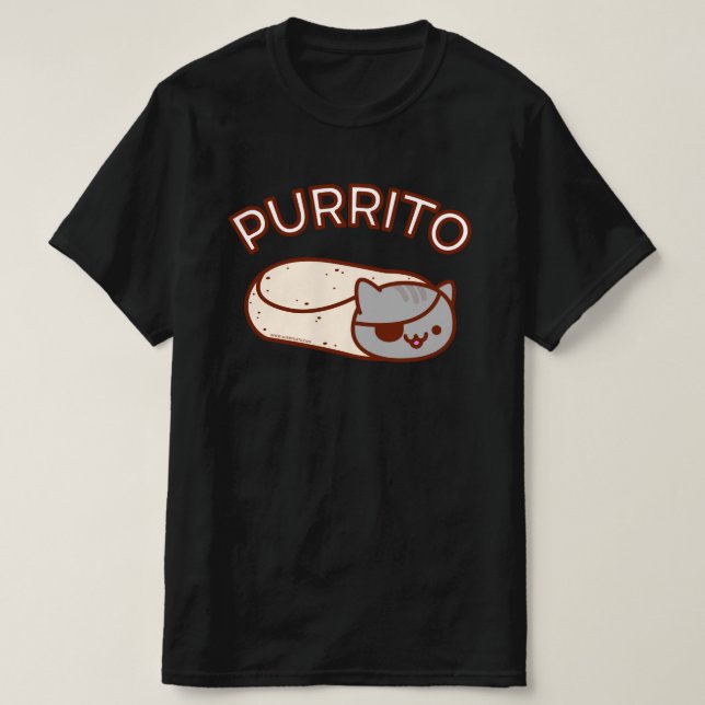 Pirat PURRITO Cat Burrito T-SHIRT (Design framsida)