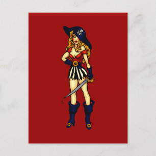 Pirat Queen Vykort