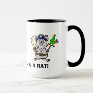 Pirat Råtta Mugg