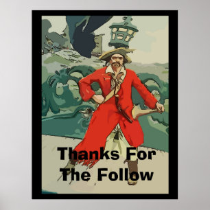 Pirat, Redigera texttecken Poster