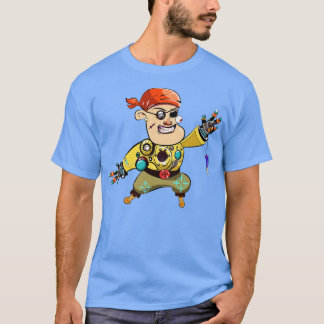 Pirat Robot T Shirt
