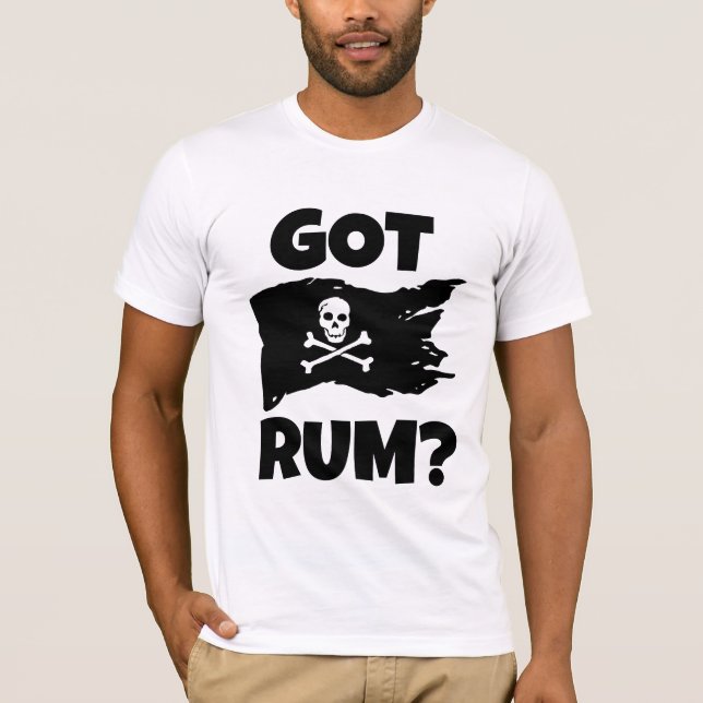 PIRAT RUM PAPPA MANAR T-SHIRTS (Framsida)