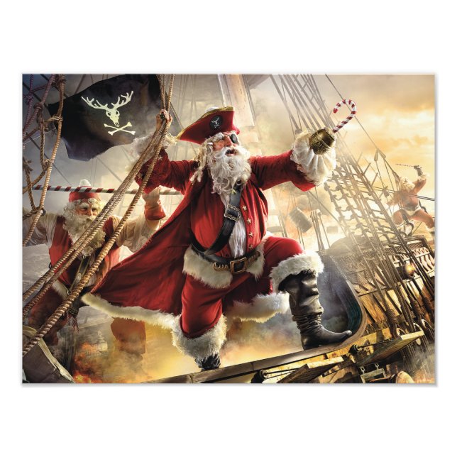 Pirat Santa Fototryck (Framsidan)