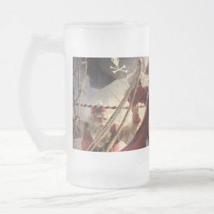 Pirat Santa Frostat Ölglas