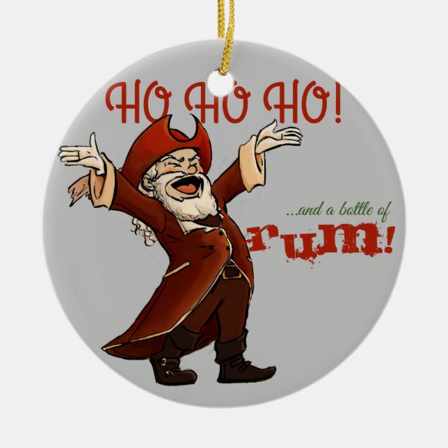 Pirat Santa Ornament (Framsidan)