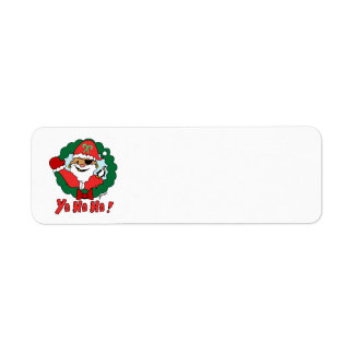 Pirat Santa Returadress Etikett