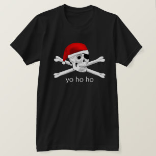 Pirat Santa Yo Ho Ho Manar Shirt Tee Shirt
