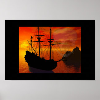 Pirat Scape Poster