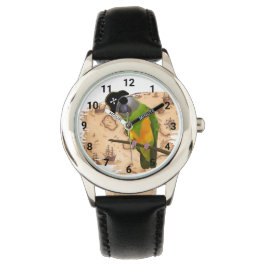 Pirat Senegal Parrot Treasure Karta Armbandsur