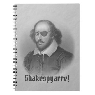Pirat Shakespeare Anteckningsbok