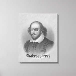 Pirat Shakespeare Canvastryck