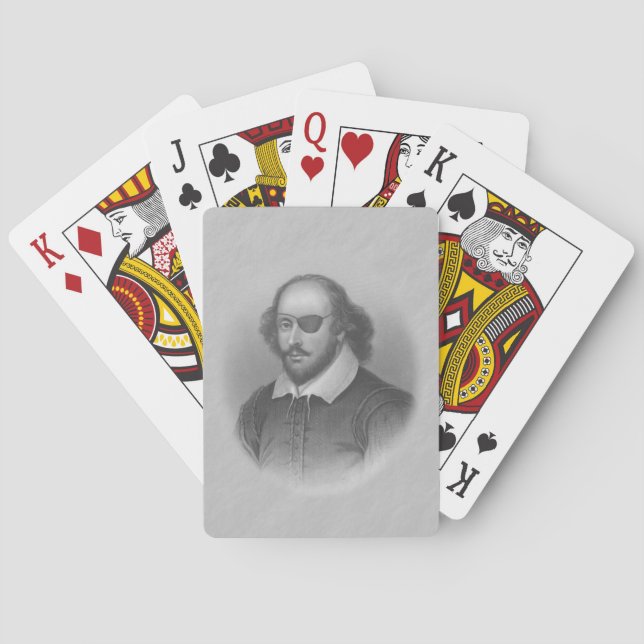 Pirat Shakespeare Casinokort (Baksidan)