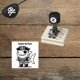 Pirat Shark Stämpel