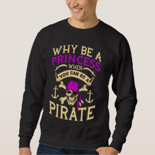 Pirat Shirt for Girls Tampa Gasparilla Crossbone Lång Ärmad Tröja