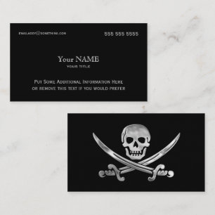 Pirat Silver Visitkort