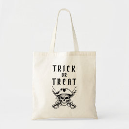 Pirat Skalle Trick Or Treat Halloween Tygkasse