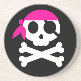 Pirat Skeleton Skull Bandanna Underlägg