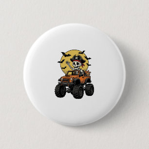 Pirat Skelett Monster Truck Halloween Design_1 Knapp