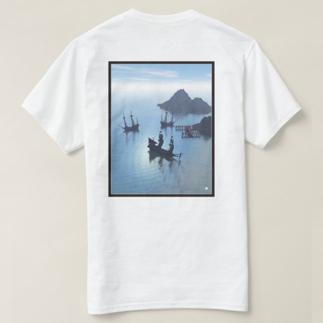 Pirat skjorta för Cove T T Shirt (Design baksida)