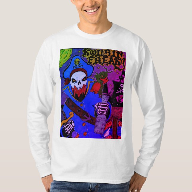 Pirat-skjorta T Shirt (Framsida)