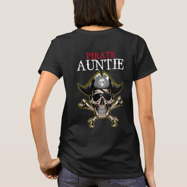 PIRAT SKULL AUNTIE T SHIRT (Baksida)