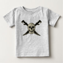 Pirat (Skull) - Baby Bra Jersey T-Shirt