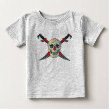 Pirat (Skull) - Baby Bra Jersey T-Shirt