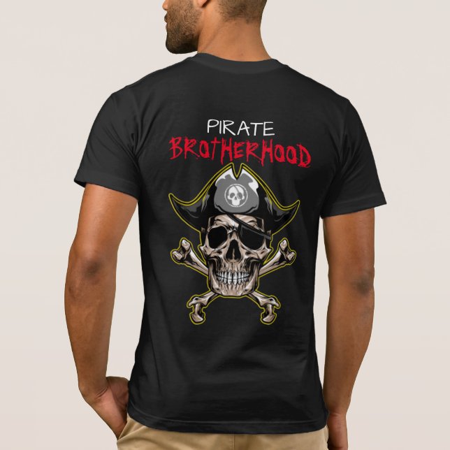 PIRAT SKULL BROTHERHOOD T-Shirt (Baksida)