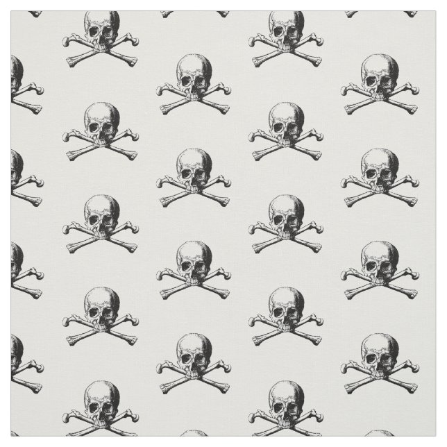 Pirat Skull Crossbone Jackar av Vapensköld Emblem  Tyg (Provkarta)