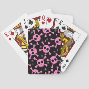 Pirat Skull: Girlish Hearts Mönster Casinokort