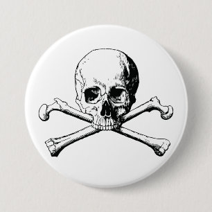 Pirat Skull Knapp