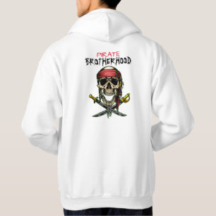 PIRAT SKULL KOR SWORDS BROTHERHOOD HOODIE